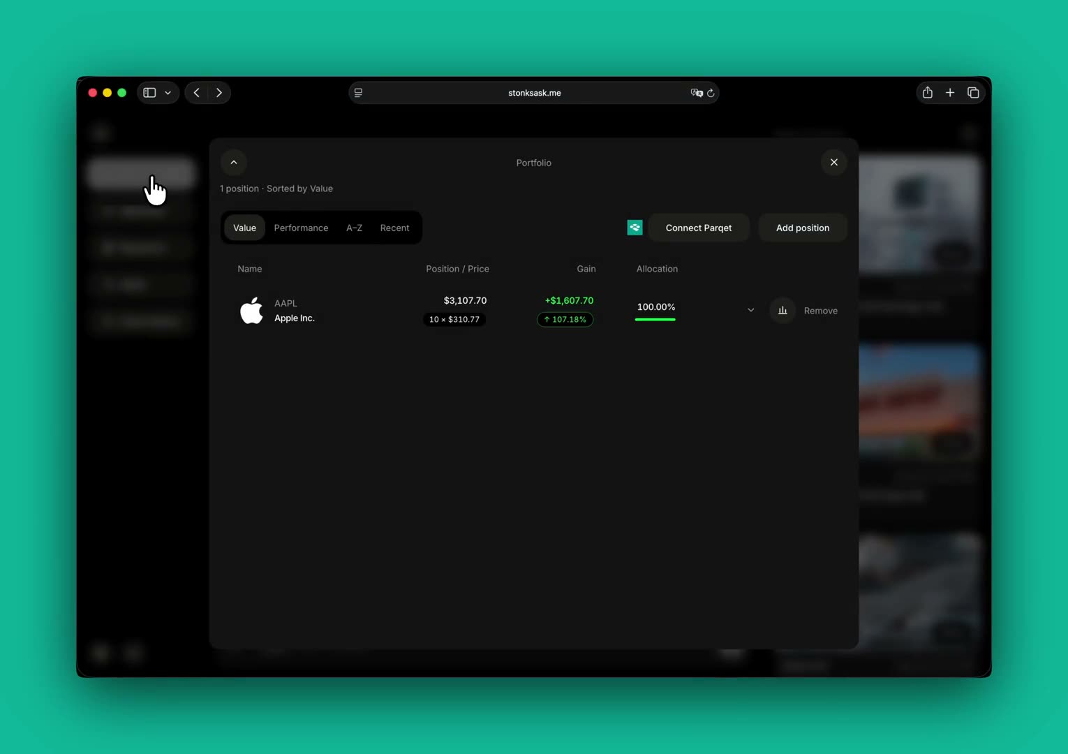 See how the Parqet import works